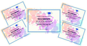 Certificato Europe Code Week
